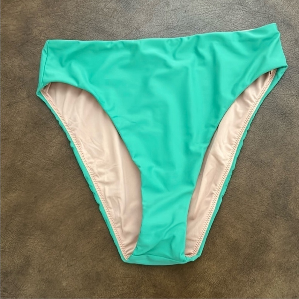 J. Crew Sea foam Green Swim Bikini Bottom Size M